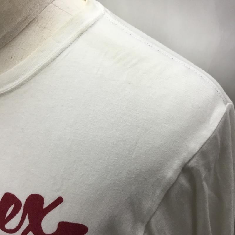 アヴィレックス AVIREX カットソー 長袖 長袖カットソー クルーネックカットソー ロングスリーブカットソー プリントTシャツ M プリント 白 / ホワイト /  メンズ USED 古着 中古 10112289