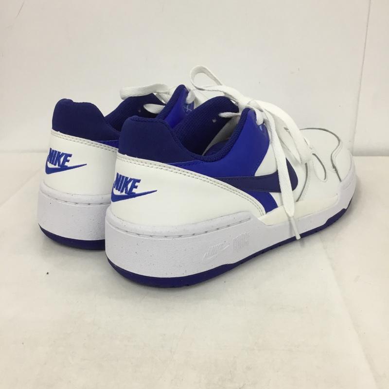 ナイキ NIKE スニーカー スニーカー FB1362-104 FULL FORCE LOW 27cm 27.0cm ロゴ、文字 白 / ホワイト / X 青 / ブルー /  メンズ USED 古着 中古 10140160