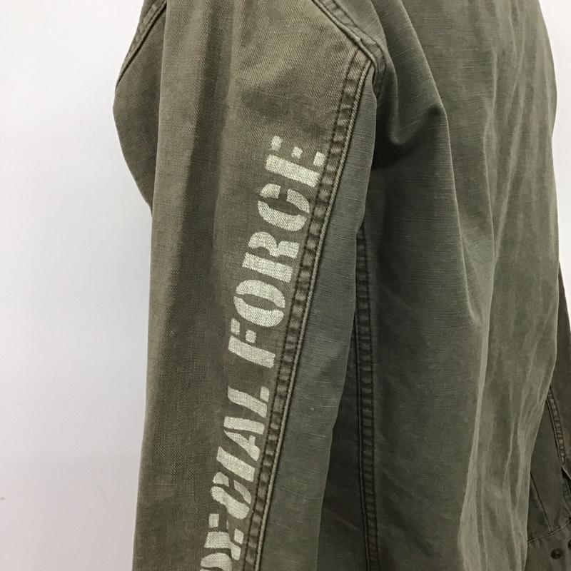 ヒステリックグラマー HYSTERIC GLAMOUR ジャケット、上着 ジャケット、ブレザー 長袖ロングジャケット アウター ジップアップジャケット カラージャケット FREE 無地 カーキ / カーキ /  メンズ USED 古着 中古 10106813