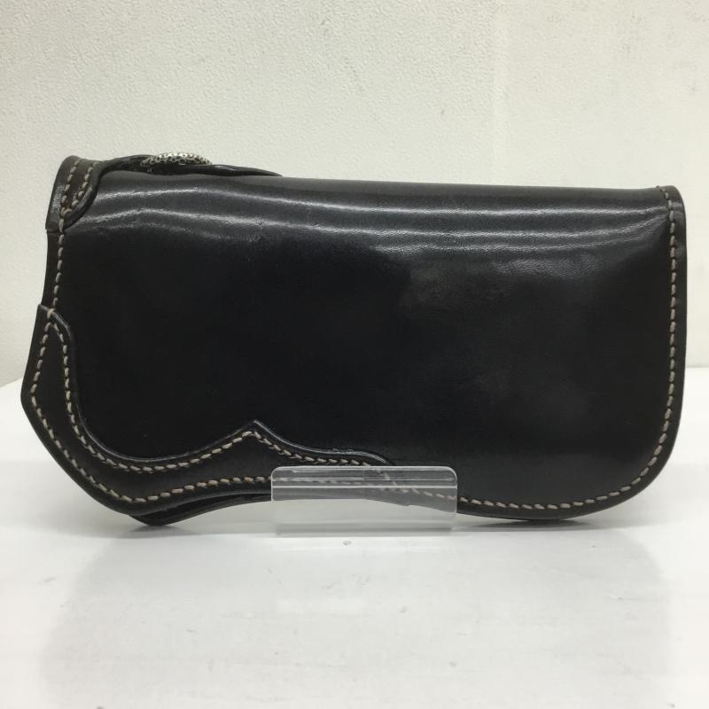 フラットヘッド The Flat Head 財布 長財布 コードバン レザー ロングウォレット 黒 / ブラック /  メンズ USED 古着 中古 10108212