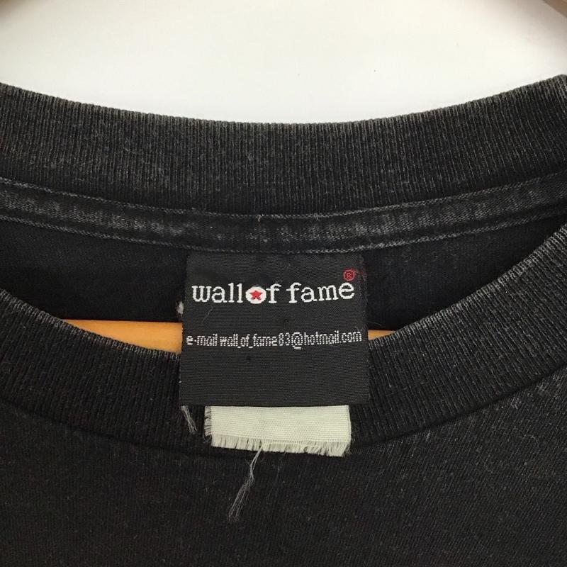 古着 USED Tシャツ 半袖 半袖カットソー プリントTシャツ クルーネックカットソー walloffame プリント 黒 / ブラック /  メンズ USED 古着 中古 10134561