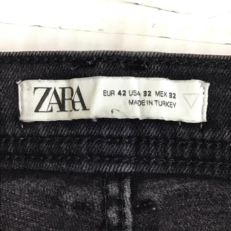 ザラ ZARA パンツ デニム、ジーンズ 6045 450 800 スキニー 無地 黒 / ブラック /  レディース USED 古着 中古 10118471