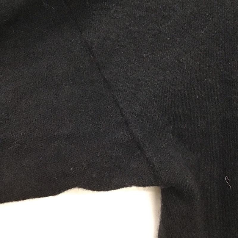 グレースコンチネンタル GRACE CONTINENTAL ニット、セーター 七分袖 36 無地 黒 / ブラック /  レディース USED 古着 中古 10138806