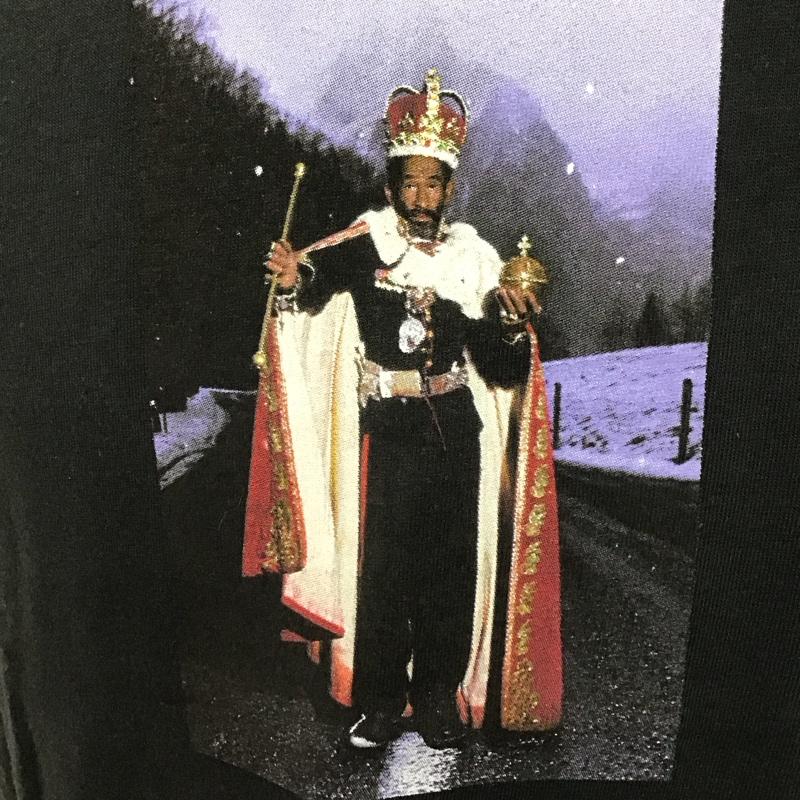 シュプリーム Supreme Tシャツ 半袖 Martine Rose Lee Scratch Perry Tee L プリント 黒 / ブラック /  メンズ USED 古着 中古 10121220