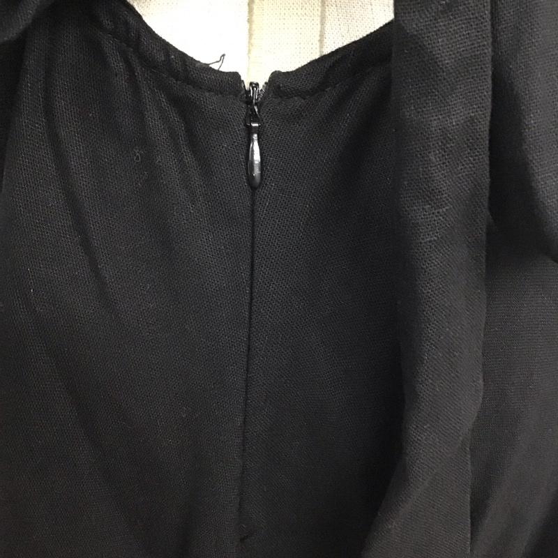 ザラ ZARA ワンピース ロングスカート 2741 041 800 キャミワンピース リネン混 XS 無地 黒 / ブラック /  レディース USED 古着 中古 10109496