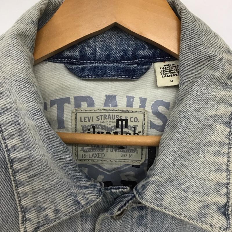 リーバイストラウスアンドコー Levi Strauss & co. ジャケット、上着 ジャケット、ブレザー デニムジャケット Gジャン アウター カジュアルジャケット SILVERTAB M 無地 インディゴ / インディゴ /  メンズ USED 古着 中古 10135981