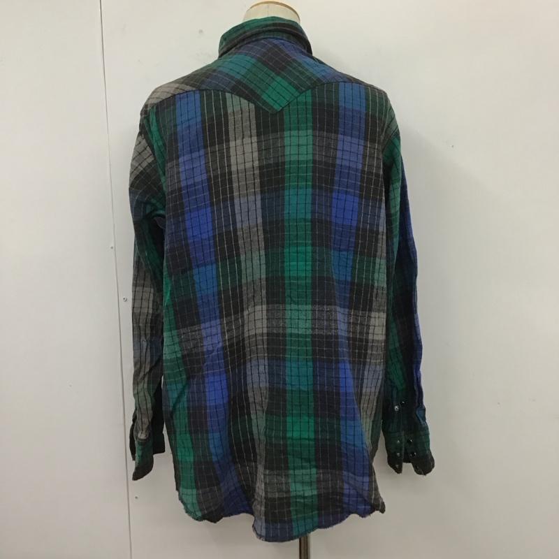 ラングラー Wrangler シャツ、ブラウス 長袖 チェック マルチカラー / マルチカラー /  メンズ USED 古着 中古 10106670