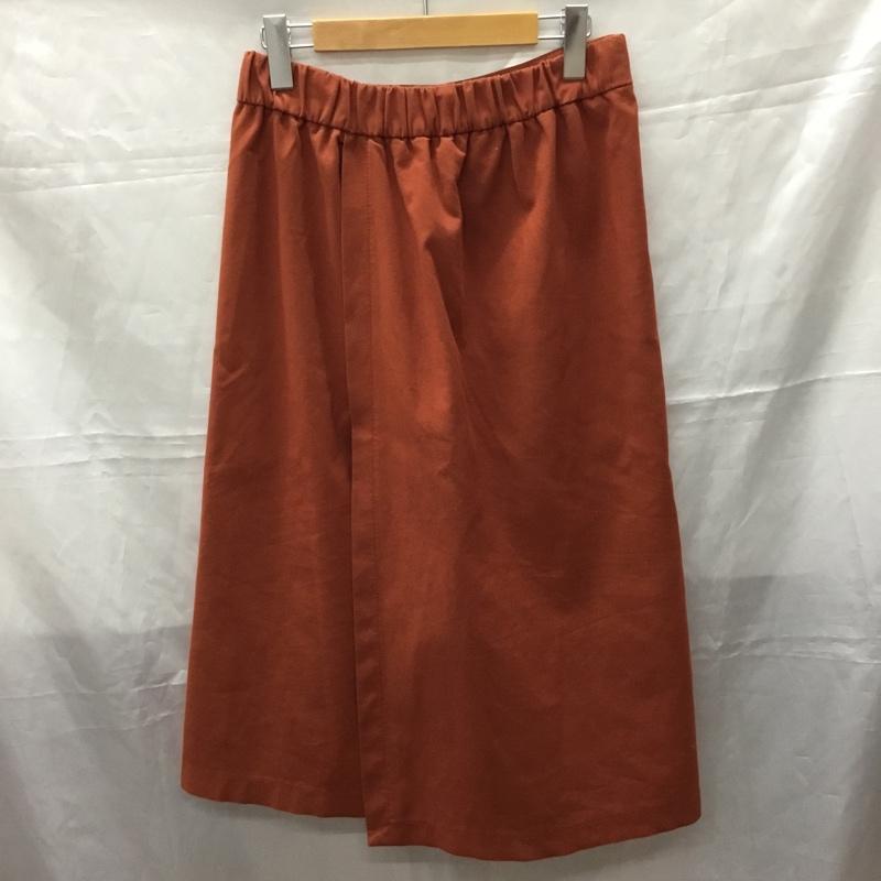 ザラ ZARA TRAFALUC スカート ロングスカート ロングスカート フレアスカート カジュアルスカート S 無地 橙 / オレンジ /  レディース USED 古着 中古 10112221