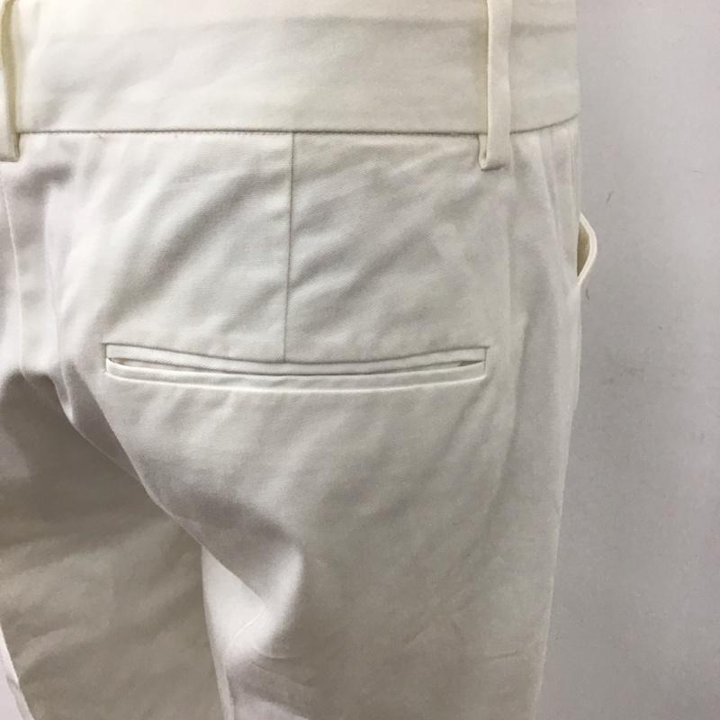 セオリー theory パンツ スラックス 10-3106404 TraceableWoolTreecaGZ カジュアルパンツ 2 無地 白 / ホワイト /  レディース USED 古着 中古 10114478