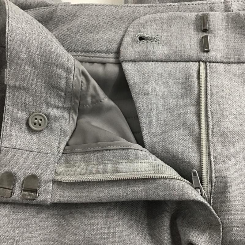 セオリー theory パンツ スラックス スラックスパンツ スリムパンツ ストレッチパンツ センタータックパンツ 2 無地 灰 / グレー /  レディース USED 古着 中古 10142662