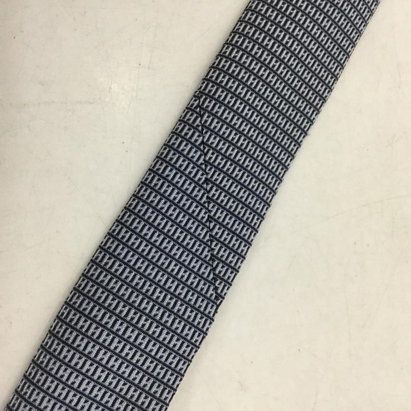 エルメス HERMES ネクタイ ネクタイ シルク 総柄 紺 / ネイビー /  メンズ USED 古着 中古 10146890