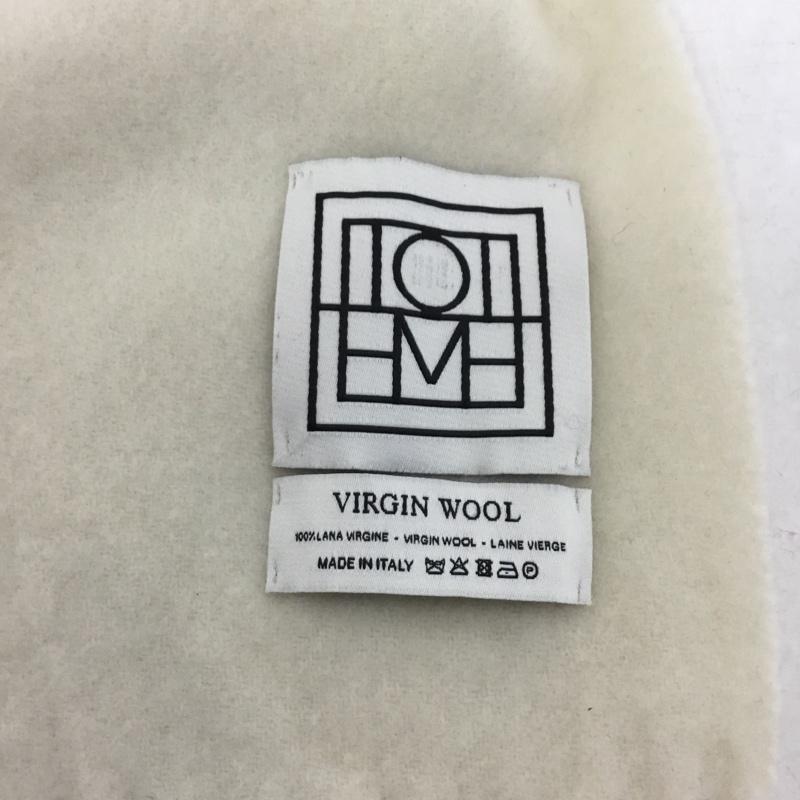 古着 USED マフラー マフラー toteme ウール 大判ストール 無地 オフホワイト / オフホワイト /  レディース USED 古着 中古 10143984