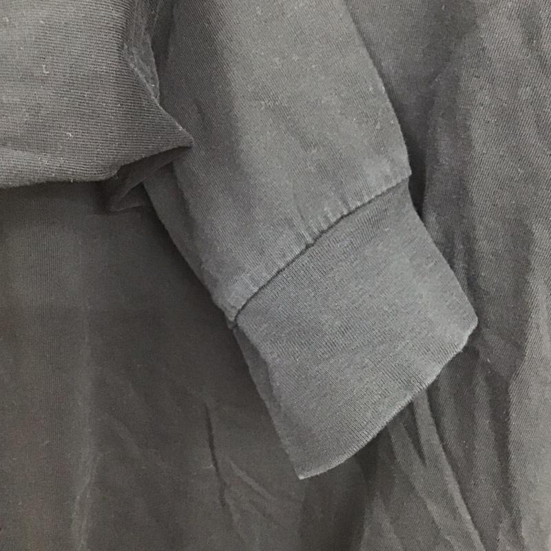 ディーゼル DIESEL カットソー 長袖 長袖カットソー プリントカットソー クルーネック XL ロゴ、文字 黒 / ブラック /  メンズ USED 古着 中古 10130288