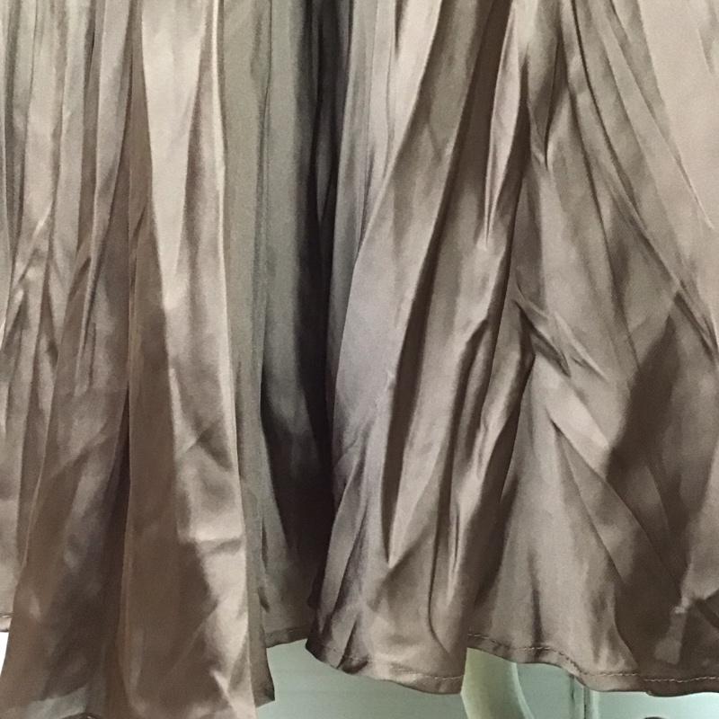 ザラ ZARA スカート ロングスカート ロングスカート フレアスカート カジュアルスカート S 無地 茶 / ブラウン /  レディース USED 古着 中古 10116420
