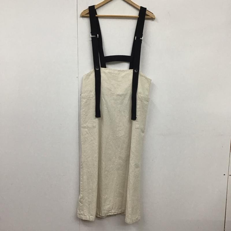 アメリカンホリック AMERICAN HOLIC スカート ロングスカート HA42L0L0400 Wポケットサス付きスカート L 無地 アイボリー / アイボリー /  レディース USED 古着 中古 10131500