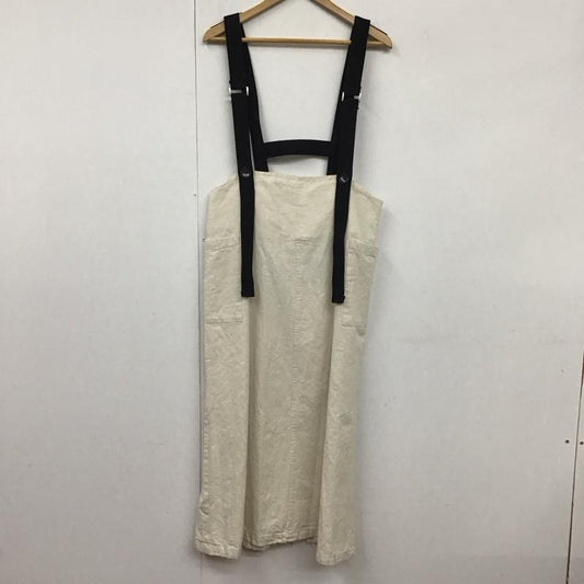 アメリカンホリック AMERICAN HOLIC スカート ロングスカート HA42L0L0400 Wポケットサス付きスカート L 無地 アイボリー / アイボリー /  レディース USED 古着 中古 10131500