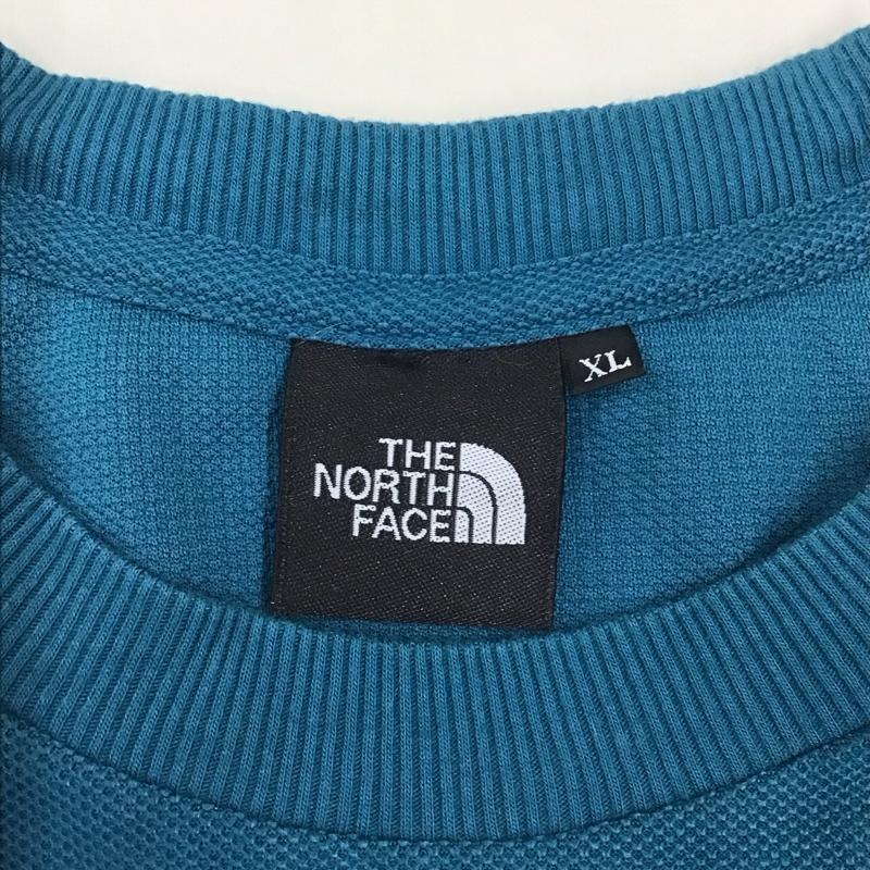 ザノースフェイス THE NORTH FACE Tシャツ 半袖 nt11955 CasualS/SCrew 半袖カットソー クルーネックカットソー XL ロゴ、文字 青 / ブルー /  メンズ USED 古着 中古 10111795