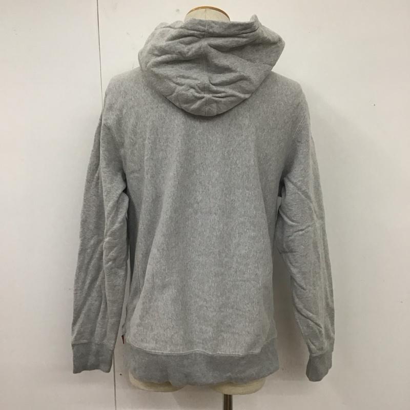 シュプリーム Supreme パーカー 長袖 14aw SupremeBoxLogoHoodedSweatshirt 長袖パーカー スウェット L ロゴ、文字 灰 / グレー /  メンズ USED 古着 中古 10110411