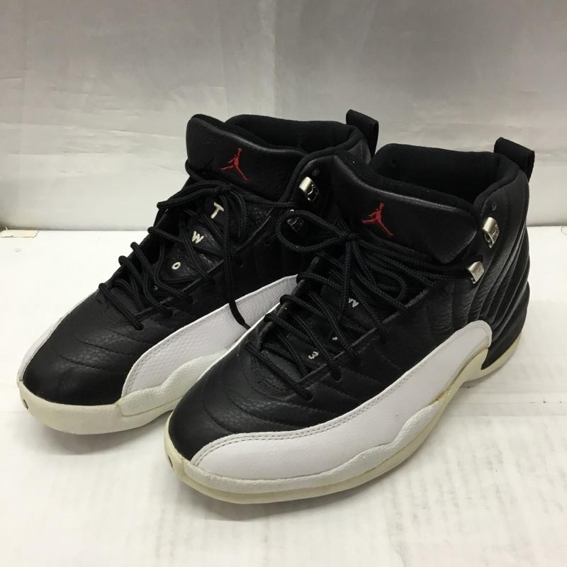 ナイキ NIKE スニーカー スニーカー 136001 061 AIR JORDAN 12 26.5cm 観賞用 26.5cm ワンポイント 黒 / ブラック / X 白 / ホワイト /  メンズ USED 古着 中古 10113514