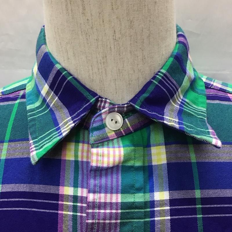 ポロラルフローレン POLO RALPH LAUREN シャツ、ブラウス 長袖 L チェック マルチカラー / マルチカラー /  メンズ USED 古着 中古 10111254