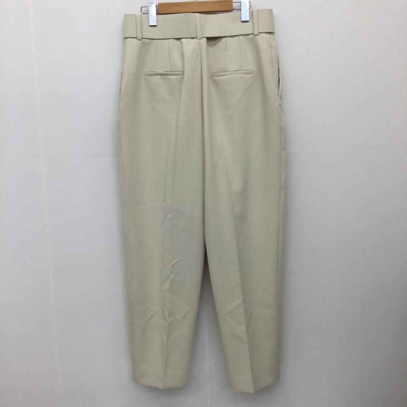 ザラ ZARA パンツ スラックス XL 無地 アイボリー / アイボリー /  レディース USED 古着 中古 10139903