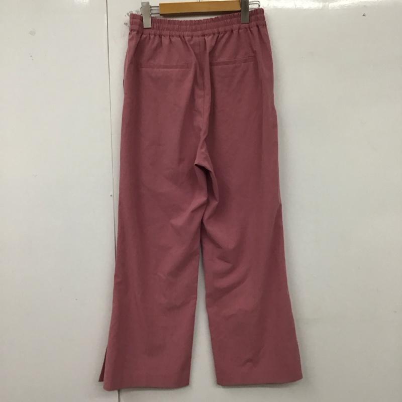 ニコアンド niko and... パンツ スラックス L 無地 桃 / ピンク /  レディース USED 古着 中古 10129815