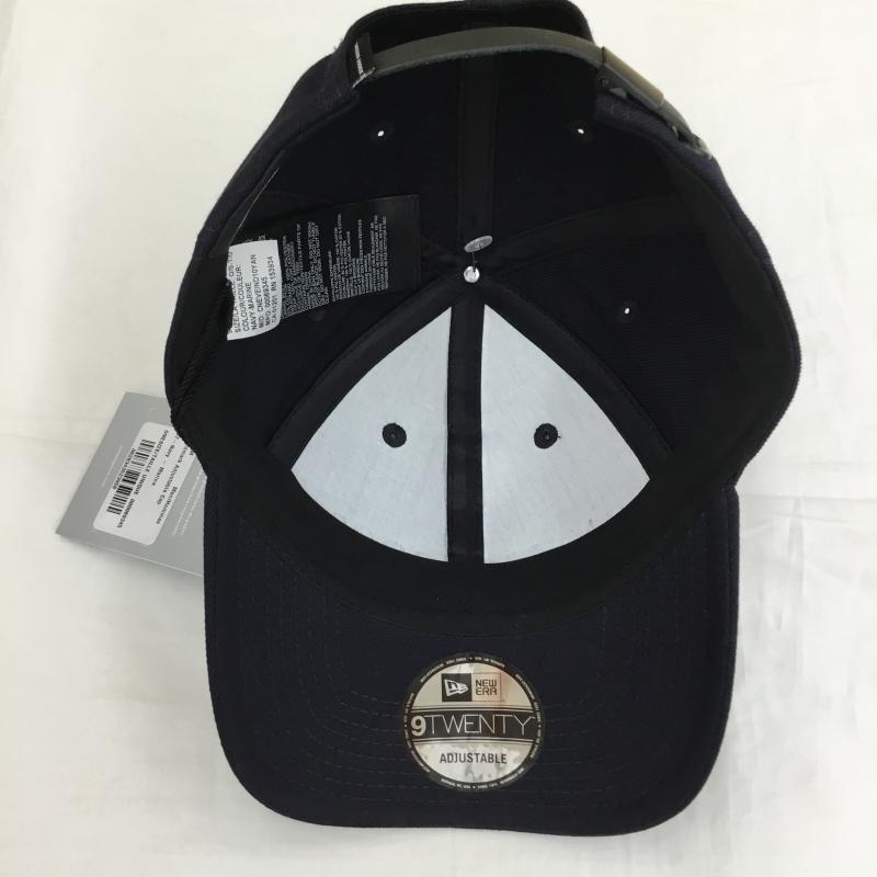 カナダグース CANADA GOOSE 帽子 キャップ CANADA GOOSE × NEW ERA WORDMARK ADJUSTABLE CAP 5426M ロゴ、文字 紺 / ネイビー /  メンズ USED 古着 中古 10134490