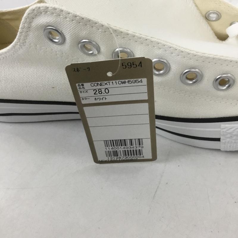 コンバース CONVERSE スニーカー スニーカー 32765140 nextar 110 ox 28cm 箱有 28.0cm ロゴ、文字 白 / ホワイト /  メンズ USED 古着 中古 10131679