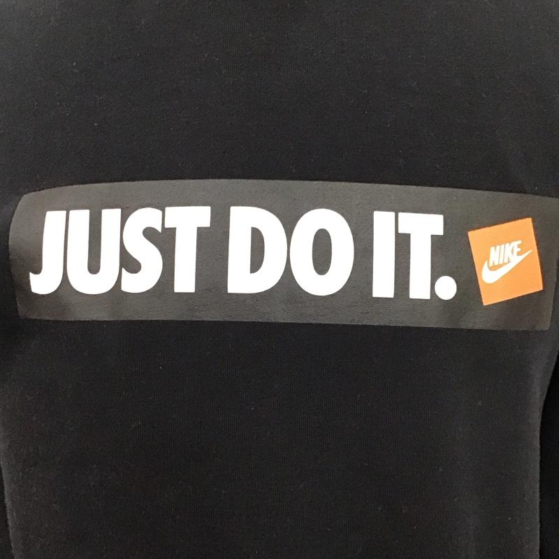 ナイキ NIKE トレーナー 長袖 928700-010 スウェット 裏起毛 M ロゴ、文字 黒 / ブラック /  メンズ USED 古着 中古 10123277