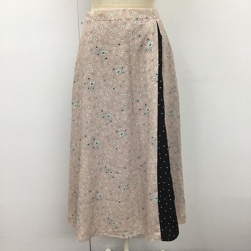 ミッシュマッシュ MISCH MASCH スカート ロングスカート 8-508-00118-1717-91 ドット切替スカート タグ付き M 花柄 マルチカラー / マルチカラー /  レディース USED 古着 中古 10110917