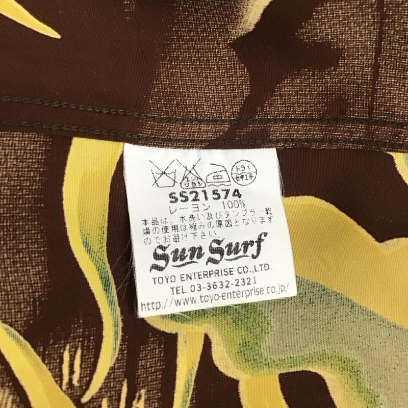 サンサーフ SUN SURF シャツ、ブラウス 半袖 半袖シャツ カラーシャツ 半袖カットソー アロハシャツ L 総柄 マルチカラー / マルチカラー /  メンズ USED 古着 中古 10112143