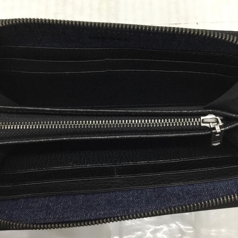 ディーゼル DIESEL 財布 長財布 ラウンドファスナー ロゴ、文字 黒 / ブラック /  メンズ USED 古着 中古 10119664