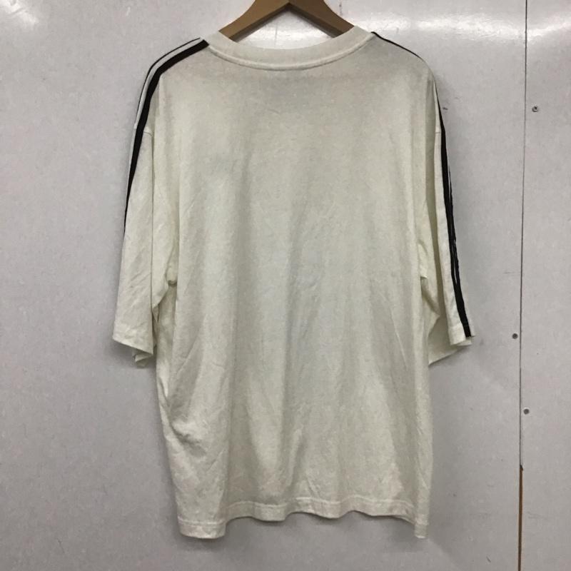 アディダス adidas Tシャツ 半袖 IZ2474 オーバーサイズTシャツ 半袖カットソー XL ロゴ、文字 白 / ホワイト /  メンズ USED 古着 中古 10135904