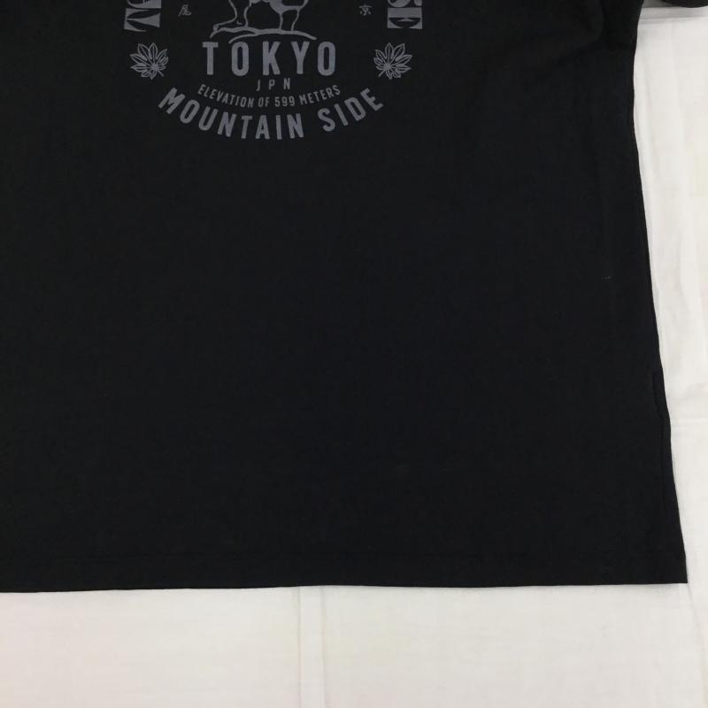 サロモン SALOMON Tシャツ 半袖 M ロゴ、文字 X プリント 黒 / ブラック /  メンズ USED 古着 中古 10135119