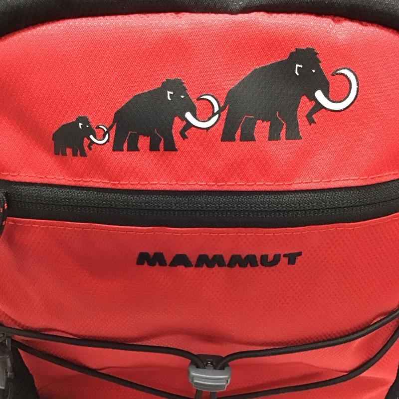 マムート Mammut バッグ バッグ 2510-01542 ファースト ジップ ぬいぐるみ キッズ デイパック リュック ロゴ、文字 黒 / ブラック / X 赤 / レッド /  ボーイズ USED 古着 中古 10117907