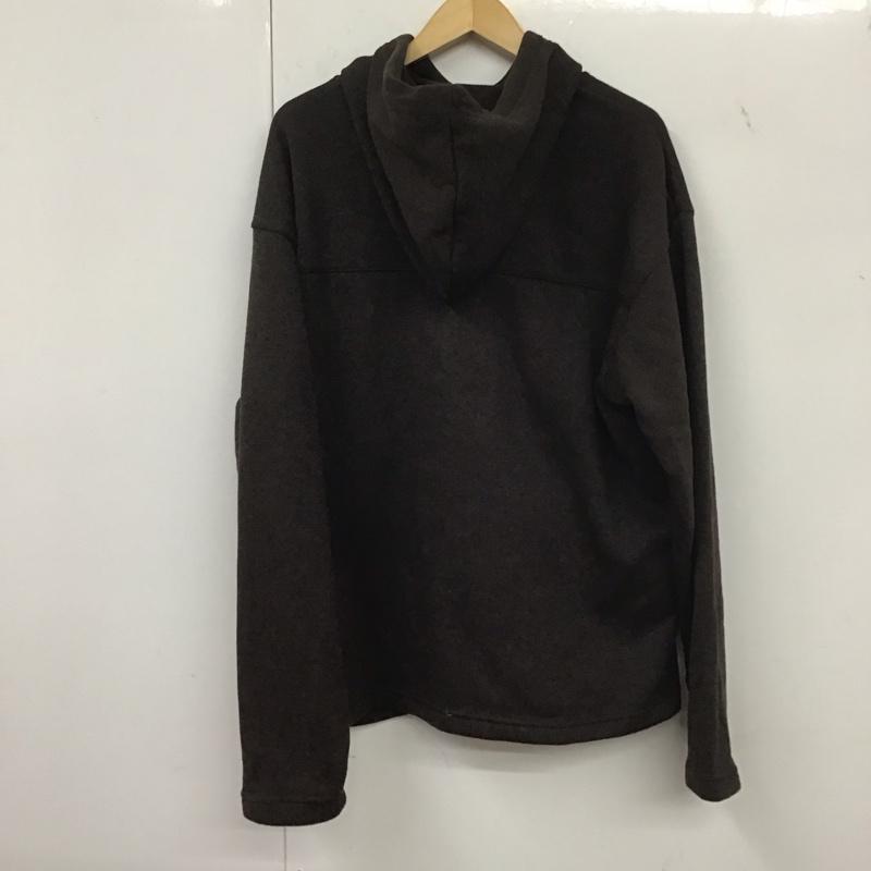 シェラデザイン SIERRA DESIGNS パーカー 長袖 ジップアップパーカージャケット アウター L 無地 茶 / ブラウン /  メンズ USED 古着 中古 10139757
