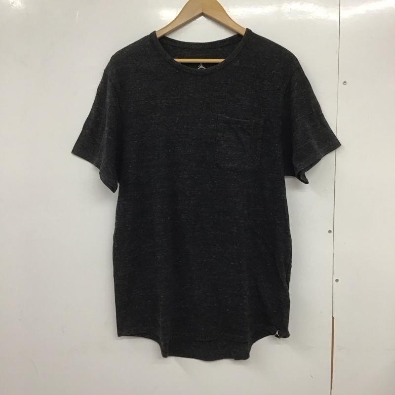 ジョーダンブランド JORDAN BRAND Tシャツ 半袖 半袖カットソー 無地Tシャツ クルーネックカットソー M 無地 灰 / グレー /  メンズ USED 古着 中古 10132593