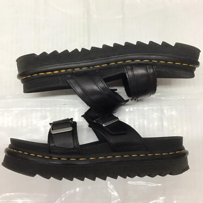 ドクターマーチン Dr.Martens サンダル サンダル MYLES シャークソール UK8 US：9 無地 黒 / ブラック /  メンズ USED 古着 中古 10110936