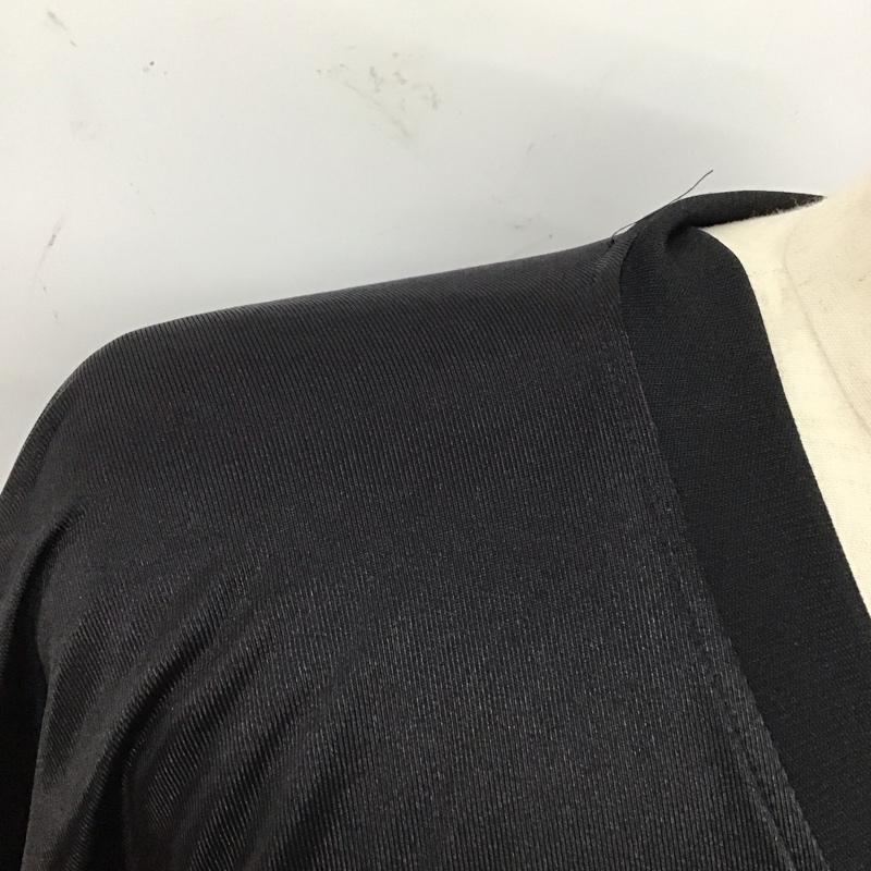 リーボック Reebok カットソー 半袖 半袖カットソー プリントTシャツ Vネックカットソー ユニフォーム L ロゴ、文字 黒 / ブラック /  メンズ USED 古着 中古 10120633