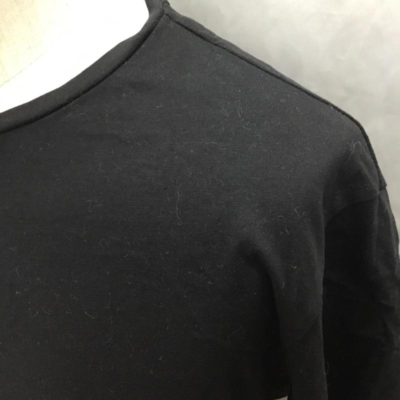 ディーゼル DIESEL Tシャツ 半袖 半袖カットソー プリントTシャツ クルーネックカットソー XL ロゴ、文字 黒 / ブラック /  メンズ USED 古着 中古 10114156