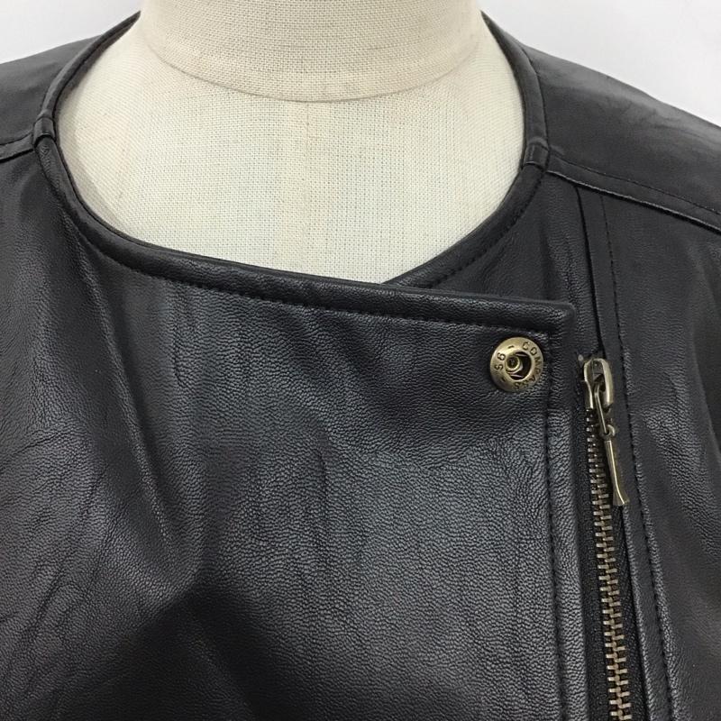 ビームス ハート BEAMS HEART ジャケット、上着 レザージャケット M 無地 黒 / ブラック /  レディース USED 古着 中古 10124819