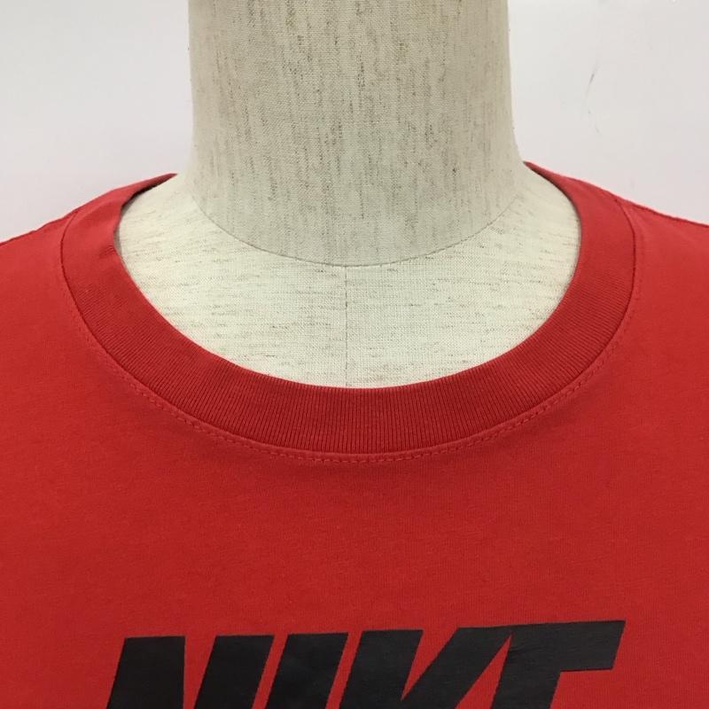 ナイキ NIKE Tシャツ 半袖 XL ロゴ、文字 赤 / レッド /  メンズ USED 古着 中古 10109769