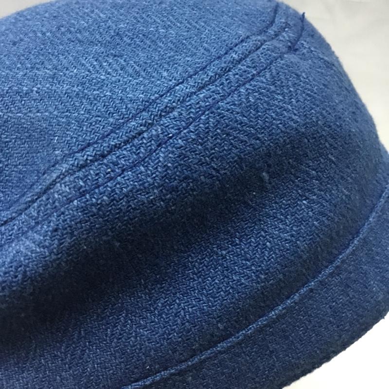 ニューエラ NEW ERA 帽子 キャップ ワークキャップ 61.5cm ワンポイント 青 / ブルー /  メンズ USED 古着 中古 10114735
