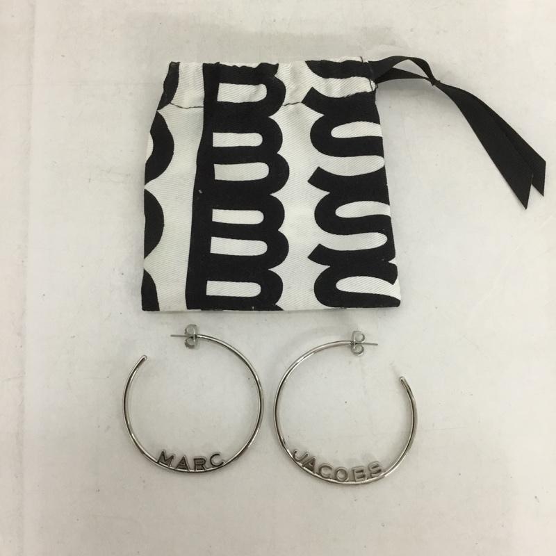 マークジェイコブス MARCJACOBS アクセサリー ピアス フープ 両耳用 ロゴ、文字 銀 / シルバー /  レディース USED 古着 中古 10133412