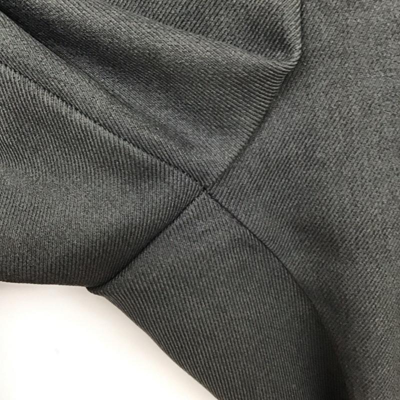 ミームセレクト me+em select パンツ スラックス B01-21-0009-2201 太ベルトハイウエストウールライクカラータックスラックス S 無地 灰 / グレー /  レディース USED 古着 中古 10129204