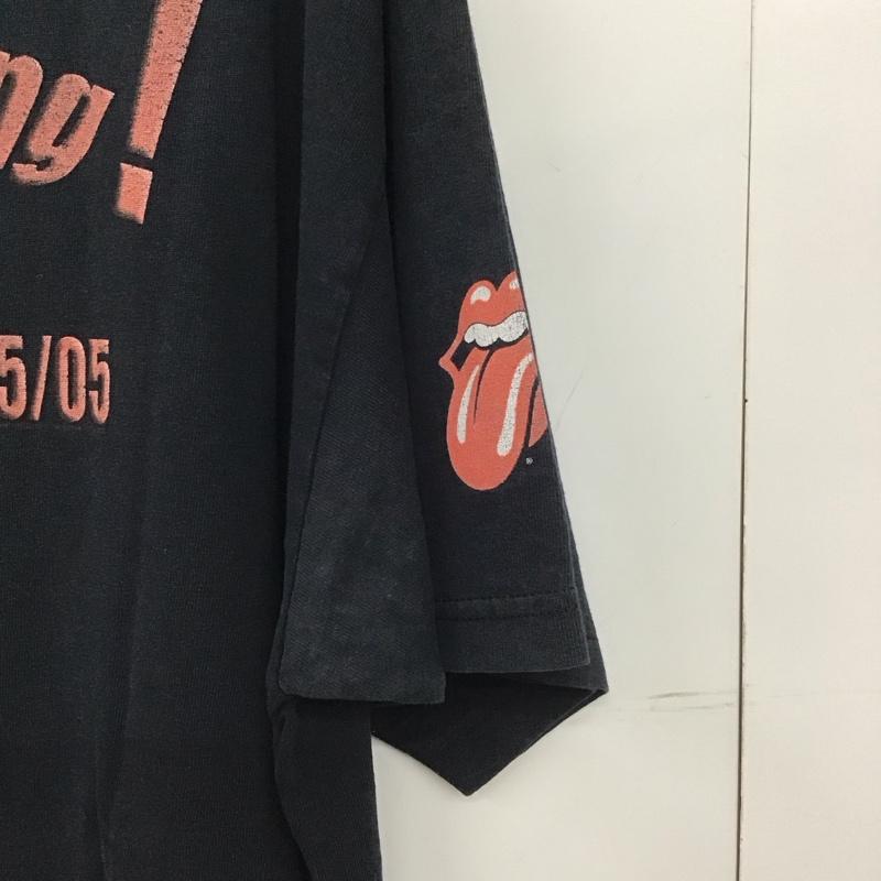 古着 USED Tシャツ 半袖 半袖カットソー プリントTシャツ rollingstones 2005年 biggerbadabang L ロゴ、文字 ダークグレー / ダークグレー /  メンズ USED 古着 中古 10149122