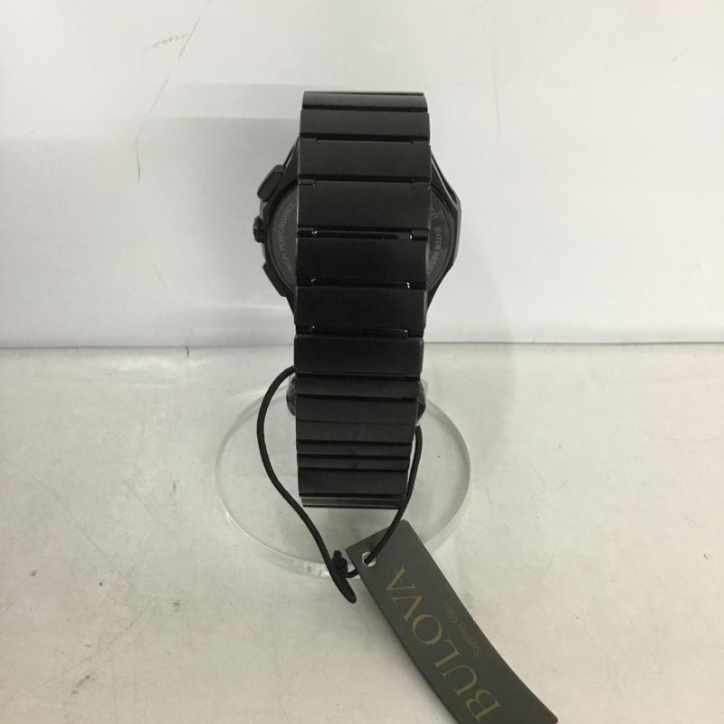 ブローバ BULOVA 腕時計 アナログ（クォーツ式） 98A207 CURV Progressive Sports 箱有 ロゴ、文字 黒 / ブラック /  メンズ USED 古着 中古 10133875