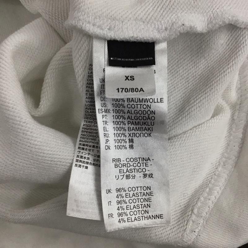 ディーゼル DIESEL パーカー 長袖 ジップアップパーカー 長袖パーカー カジュアルジャケット XS 無地 白 / ホワイト /  メンズ USED 古着 中古 10147611