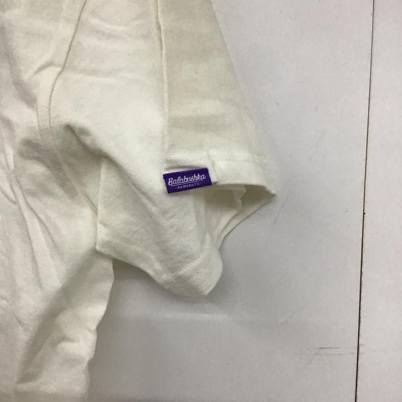 チャレンジャー CHALLENGER Tシャツ 半袖 半袖カットソー プリントTシャツ クルーネックカットソー balabushka L プリント 白 / ホワイト /  メンズ USED 古着 中古 10133364