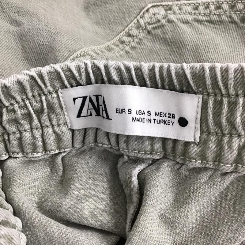 ザラ ZARA パンツ デニム、ジーンズ S 無地 カーキ / カーキ /  レディース USED 古着 中古 10150533